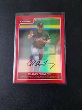 Chad Tracy 2006 Topps Bowman Chrome Red Refractor 1/5 Diamondbacks Cubs