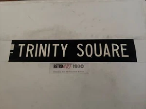 Autobús Trinity Square - Nottingham vintage ciego 1973 36""x 6"" regalo - Imagen 1 de 12