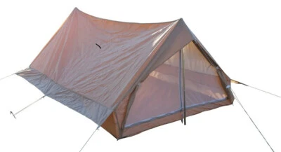 Französiches Zweimann zelt mit Boden Persone Armeezelt Camping khaki Militär Arm - Bild 1 von 2