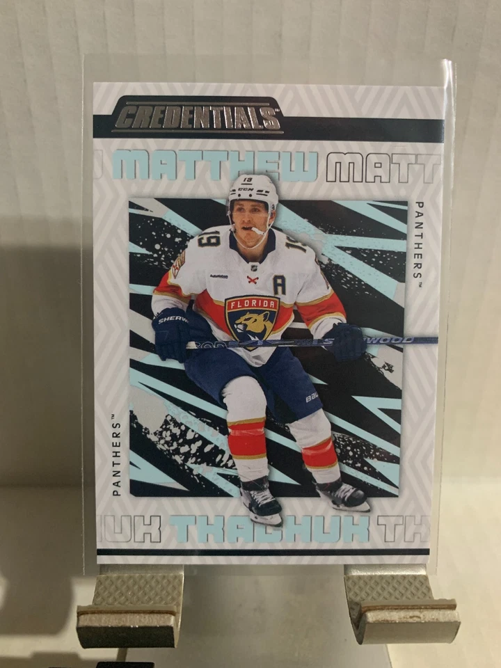 2023-24 Upper Deck Credentials Ice Blue Matthew Tkachuk #36 Florida Panthers - Image 1 of 2