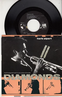 HERB ALPERT - DIAMONDS - ORIGINAL A & M RECORDS 45 WPS - GREAT SHAPE Foto 1 de 2