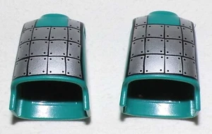 09004, Körper (dickbauch), blaugrün, bedruckt, Ritter - Bild 1 von 1