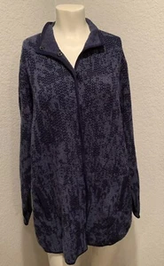 Pure Jill By J Jill Blue Cardigan Oversized SP NWT $149 - Picture 1 of 5