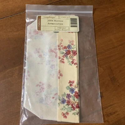 Longaberger Basket Fabric Liner 2004 Hostess Appreciation, #27953118, Sweetheart - Image 1 of 4