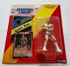 1992 HOF LEGEND LARRY BIRD Starting Lineup w/Card, Poster FACTORY SEALED/Card⭐️