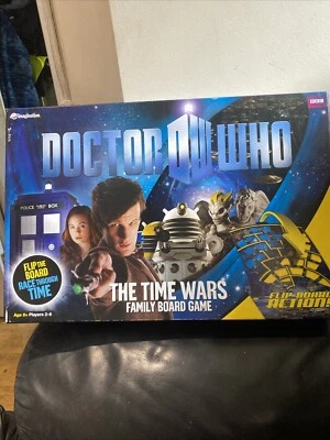 DR WHO "THE TIME WARS" FLIP BOARD ACTION GAME  by IMAGINATION (1996) - Image 1 of 4