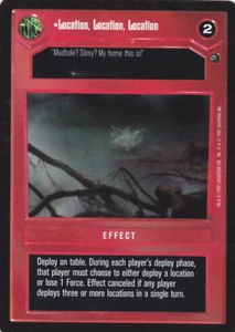 SWCCG Star Wars CCG • Location Location Location Dagobah BB Limited • RARE NMINT - Foto 1 di 1