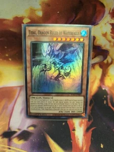 YuGiOh TIDAL DRAGON RULE OF WATERFALLS 2024 #RA03-EN009 súper raro nuevo casi nuevo difícil de encontrar - Imagen 1 de 2