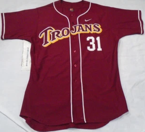 Camiseta deportiva Nike USC Trojans auténtica usada para juegos de béisbol #31 cosida talla 48 adulto - Imagen 1 de 3