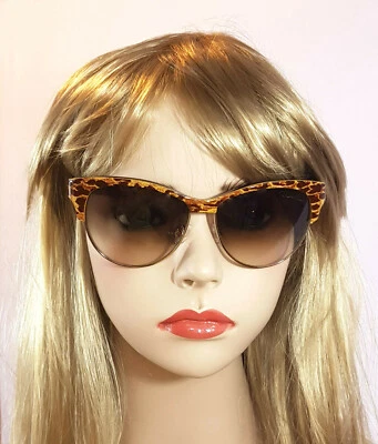 Gafas de sol Roberto Cavalli Leopardo Tortuga Damas Melograno 652S 47F Ojo de gato Foto 1 de 4