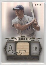 2013 Topps Tribute Retired Remnants Relic /99 Jimmie Foxx #RR-JF HOF