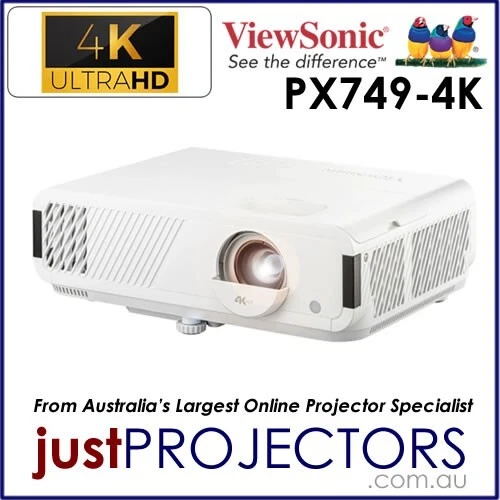 Viewsonic PX749-4K 4K Projector from Just Projectors Aussie Release 3 year wrnty - Image 1 of 4