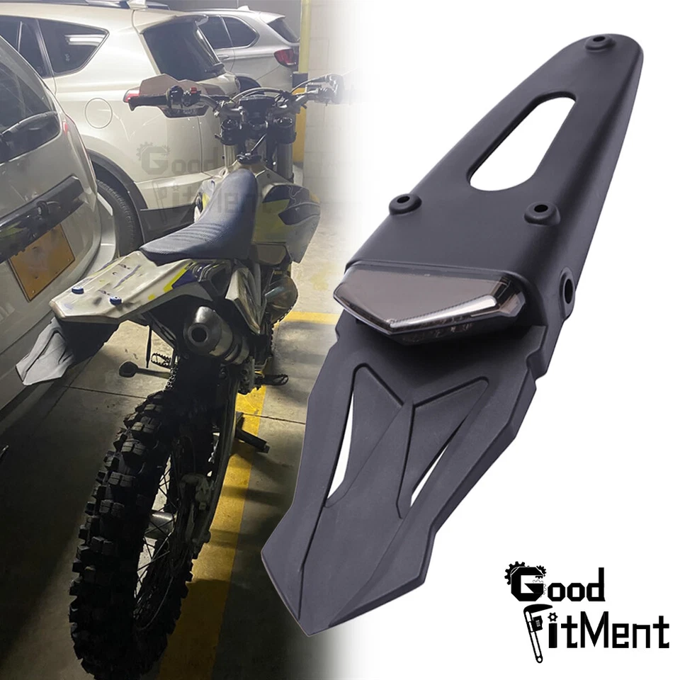 For Honda CR85R CR125R CR250R Motorcycle LED Rear Tail Light Fender Brake Lamp - Image 1 of 4