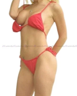 BH String Set Tanga ouvert Bikini offen Slip sexy Höschen geil Porno Dessous XXX - Bild 1 von 4