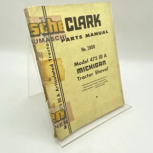 Clark Michigan Radlader Modell 475 3 A 475 ||| A Ersatzteilliste Englisch 1966 - Bild 1 von 7