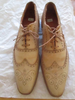 Zapatos de cuero Oxford Brogue para hombre Paul Smith HECHOS A MANO EE. UU. 10,5 Foto 1 de 4