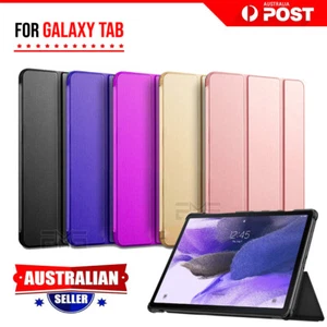 For Samsung Galaxy Tab S9 S10 FE S7 S8 Plus Ultra Case Smart Folio Leather Cover - Picture 1 of 22