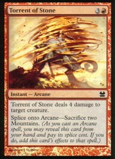 Torrent of Stone Foil | NM | Modern Masters | Magic MTG