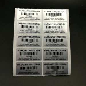 200PCS Warranty Protection Sticker 1.57" x 0.79" Security Warranty Void Sticker - Picture 1 of 4