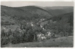 Ansichtskarte Katzhütte-Oelze - Blick auf den Ortsteil Oelze - 1964 - s/w - Picture 1 of 2