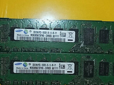 4Go 2Gox2 SERVER MEMORY SAMSUNG M393B5673FH0-CH9Q5 2Rx8 PC3-10600R-09-10-B0-P1 - Photo 1/4