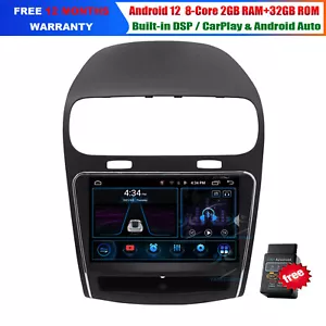 9" CarPlay Android Autoradio Für Dodge Journey 2011-2020 BT GPS Navigation DAB+ - Bild 1 von 24