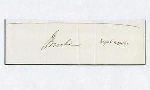 James Brooke White Rajah of Sarawak SIGNED AUTOGRAPH - Bild 1 von 3