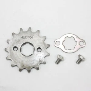 15T Teeth 20mm 420 Chain Front Sprocket Cog PIT TRAIL QUAD DIRT BIKE ATV BUGGY - Picture 1 of 2