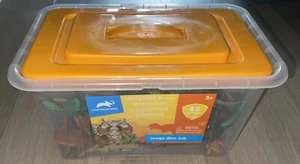 Animal Planet Explore Mega Dino Tub with 45 Pieces Dinosaurs Trees & Rocks - NEW - Picture 1 of 3
