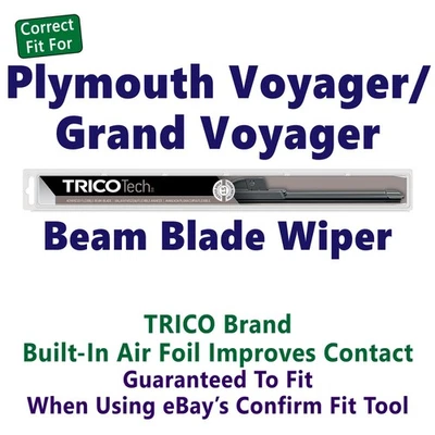 Limpiaparabrisas (cantidad 1) haz compatible con Plymouth Voyager/Grand Voyager 1984-1993-19180 Foto 1 de 4