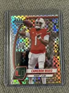 2024 Bowman U Chrome Cameron Ward X-Fractor #38 Hurricanes - Foto 1 di 2