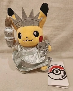 Pokemon Center Pikachu Freiheitsstatue Plüsch New York Edition Sammlerstück - Bild 1 von 7