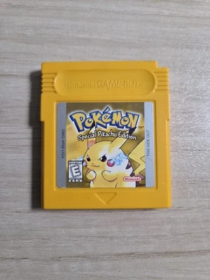 ¡BONITO! Pokemon Versión Amarilla Edición Especial Pikachu Nintendo Game Boy Auténtico Foto 1 de 4