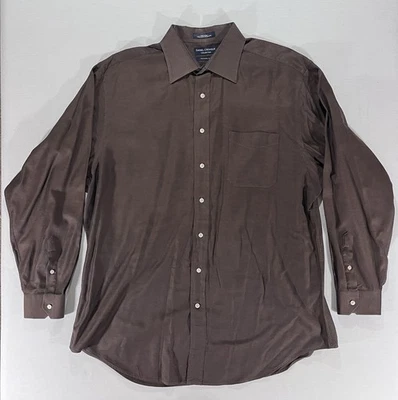 Camisa masculina Daniel Cremieux Collection Richard manga longa GG com botões - Imagem 1 de 4