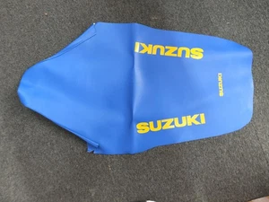 Suzuki RM125 RM250 RM 125 250 1989 to 1992 Seat Cover (flat) - Picture 1 of 2