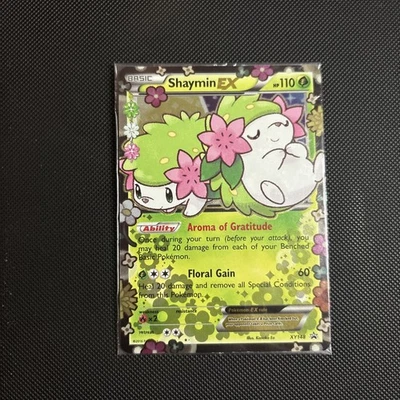 Tarjeta Promocional Estrella Negra Generaciones Shaymin EX XY148 Pokémon Juego de Cartas Coleccionables - Como Nueva - SELLADA Foto 1 de 4