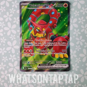 Pokemon Card Volcanion Ex 171/159 Secret Rare Scarlet Violet Journey Together LP - Picture 1 of 2