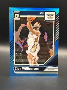 ZION WILLIAMSON - 2024-25 Donruss Optic Basketball #173 - AQUA - /225 - Picture 1 of 3