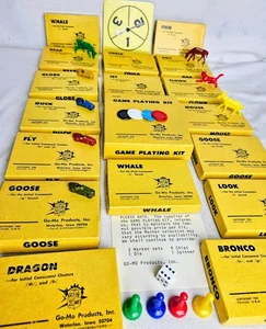 Vintage 1967 & 1968 Go-Mo Spielset Phonetik Sprachunterricht Lot - Bild 1 von 11