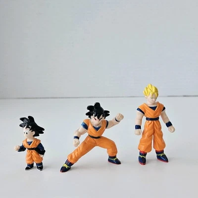 Mini figuras vintage 1989 Dragon Ball Z DBZ figura AB juguetes ~ lote 3 piezas anime Foto 1 de 4