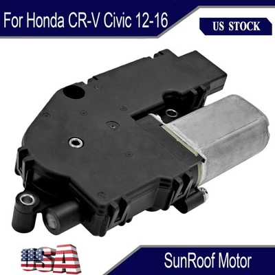New Sunroof Motor 6004-SA0-005 Fits For 2012-2016 Honda CR-V 2012-2015 Civic Foto 1 de 4