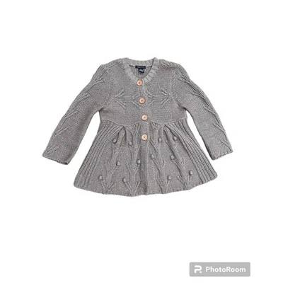 Lovely BCBG Maxazria Brown Wool Textured Knit Sweater Medium - Image 1 of 4