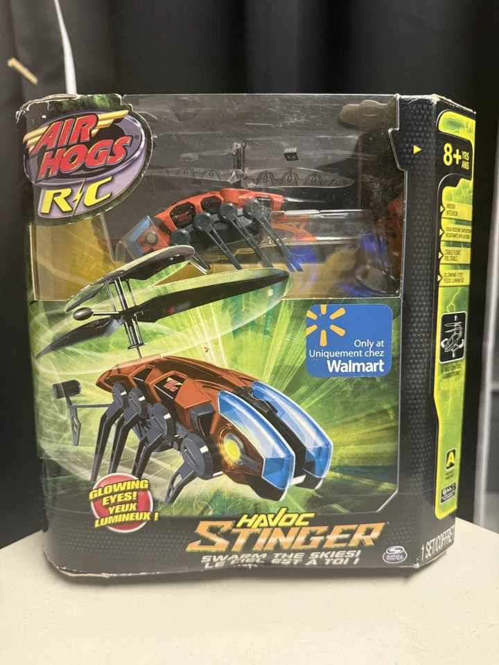 Air Hogs Havoc Stinger RC Helicóptero ROJO Walmart Exclusivo Control Remoto NUEVO Foto 1 de 4