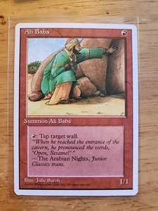 Ali Baba - Fourth Edition 4th - MTG Magic - Uncommon - Red Creature - Picture 1 of 1