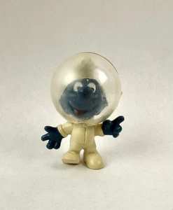 Schlümpfe 1965 20003 Astro Schlumpf Astronaut Figur Vintage Weltraumhelm selten - Bild 1 von 10