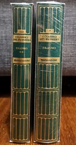Erasmo I CLASSICI DEL PENSIERO Mondadori 2 volumi - Foto 1 di 2