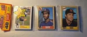 1987 Topps Baseball Rack Pack Unopened 48 Cards MLB Stars Vintage - Picture 1 of 2