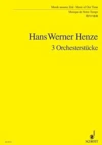 3 Pieces for Orchestra Karl Amadeus Hartmann_Hans Werner Henze Studyscore Orches - Image 1 of 4