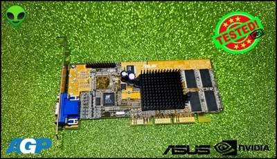 NVIDIA GEFORCE 2 MX  32MB SCHEDA VIDEO AGP VGA  ASUS V7100 - Immagine 1 di 3