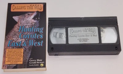 HUNTING COYOTES - EAST & WEST - OUT-OF-PRINT VHS Video Cassette Tape from 1991 - Image 1 of 2